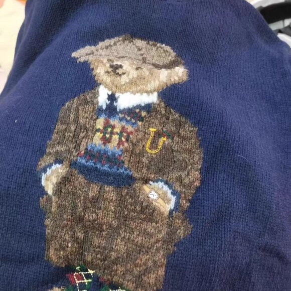 NWT Ralph Lauren sweater polo bear - Picture 6 of 7